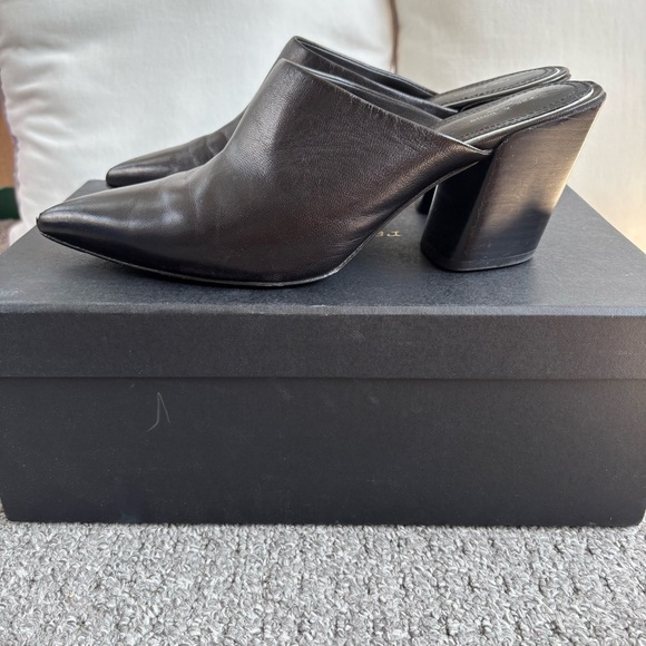 rag & bone Beha Leather Mules in Black, Size EU 38 or US 7.5 - Picture 7 of 9